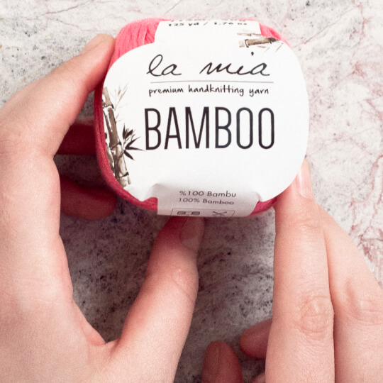 La Mia Bamboo Turuncu El Örgü İpi - L150