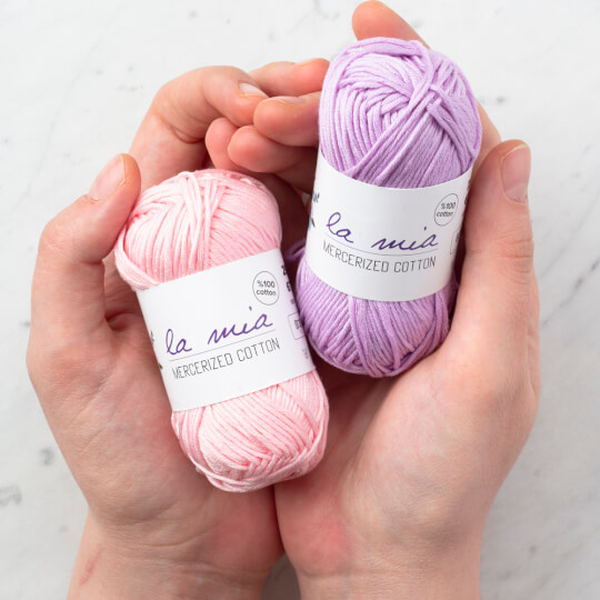 La Mia Mini Mercerized Cotton 20'li Paket Renkli El Örgü İpi
