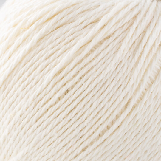 La Mia Linen Cotton 6'lı Paket Kirli Beyaz El Örgü İpi - L155