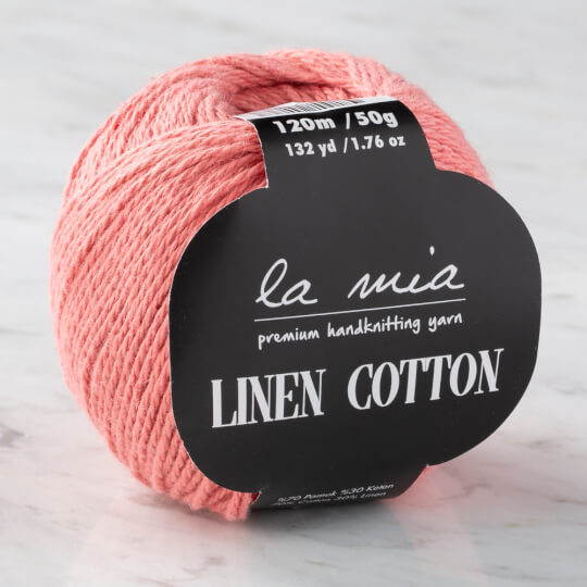 La Mia Linen Cotton 6'lı Paket Pembe El Örgü İpi - L198