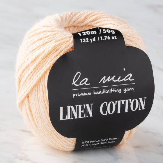 La Mia Linen Cotton 6'lı Paket Ten Rengi El Örgü İpi - L056