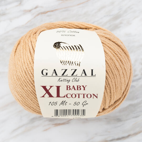 Gazzal Baby Cotton XL Bej Bebek Yünü -3424XL