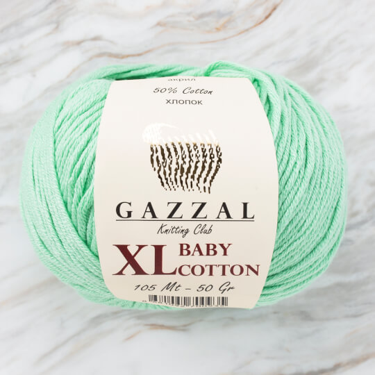 Gazzal Baby Cotton XL Su Yeşili Bebek Yünü - 3425XL