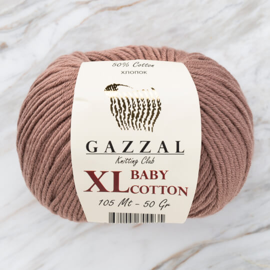 Gazzal Baby Cotton XL Açık Kahverengi Bebek Yünü - 3434XL