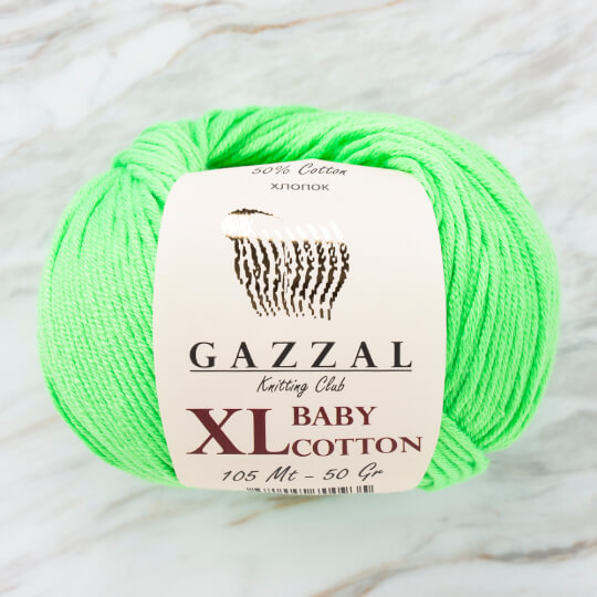 Gazzal Baby Cotton XL Fıstık Yeşil Bebek Yünü - 3427XL