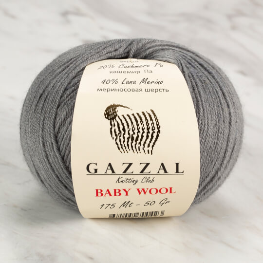 Gazzal Baby Wool Gri Bebek Yünü - 818