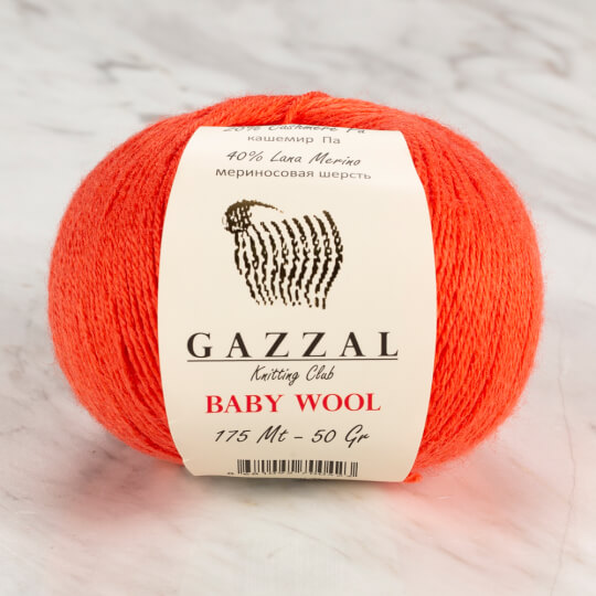 Gazzal Baby Wool Mercan Rengi Bebek Yünü - 819