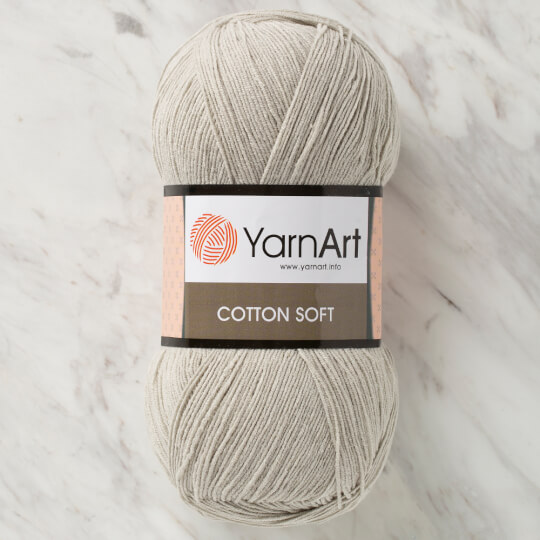 YarnArt Cotton Soft Bej El Örgü İpi - 49