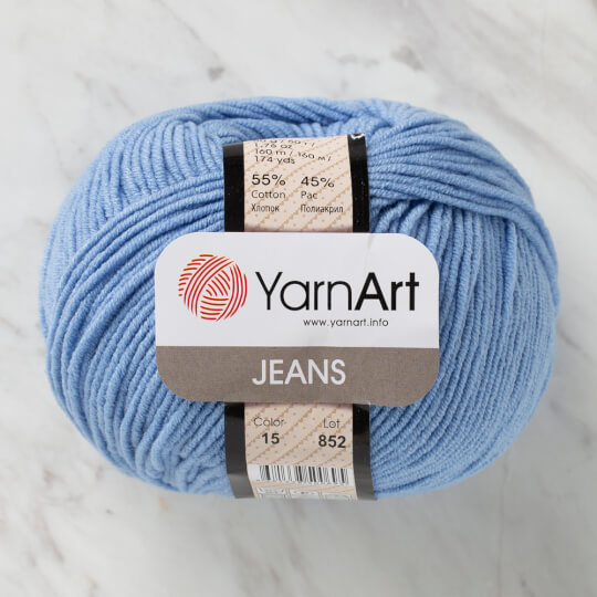 YarnArt Jeans Mavi El Örgü İpi - 15