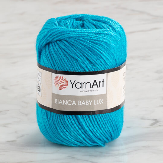 YarnArt Bianca Baby Lux  50gr Mavi Bebek Yünü - 357