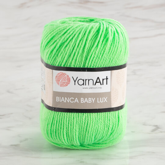 YarnArt Bianca Baby Lux 50gr Yeşil Bebek Yünü - 359