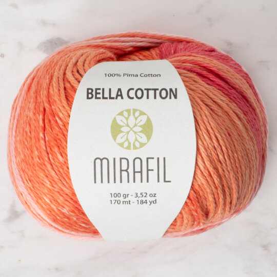 Mirafil Bella Cotton Alaçatı Günbatımı El Örgü İpi - 04