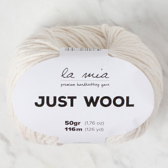 La Mia Just Wool Krem El Örgü İpi - LT018