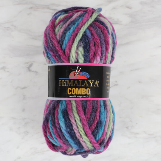 2 Big 200 Gram Balls Of Himalaya Mountain Yarn! Purples! Soft! Color 517-03
