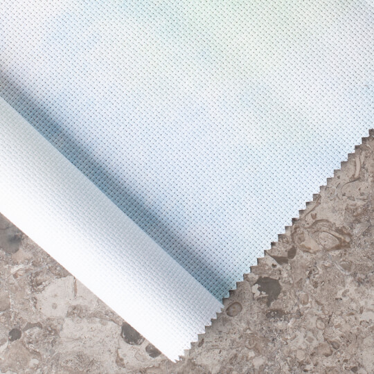 Aida Cloth 14 Count Cotton Cross stitch Fabric- Cream colour /White colour.