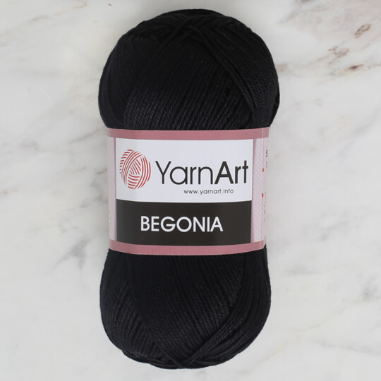 YarnArt Begonia 50gr Siyah El Örgü İpi - 999