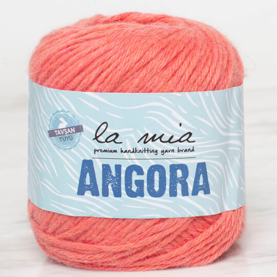La Mia Angora 50gr Turuncu El Örgü İpi - L126