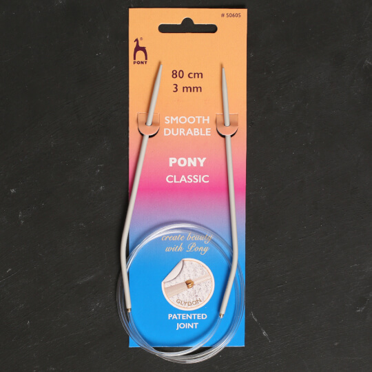 Pony  3 mm 80 cm Glydon Bağlantılı Alüminyum Misinalı Şiş - 50605