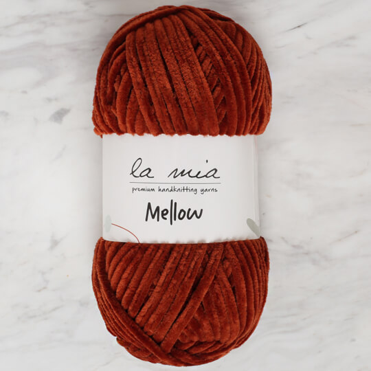 La Mia Mellow Kızıl Kahve El Örgü İpi - 934