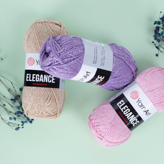 YarnArt Mink 50gr Fluffy Yarn, Lilac Purple - 350 - Hobiumyarns
