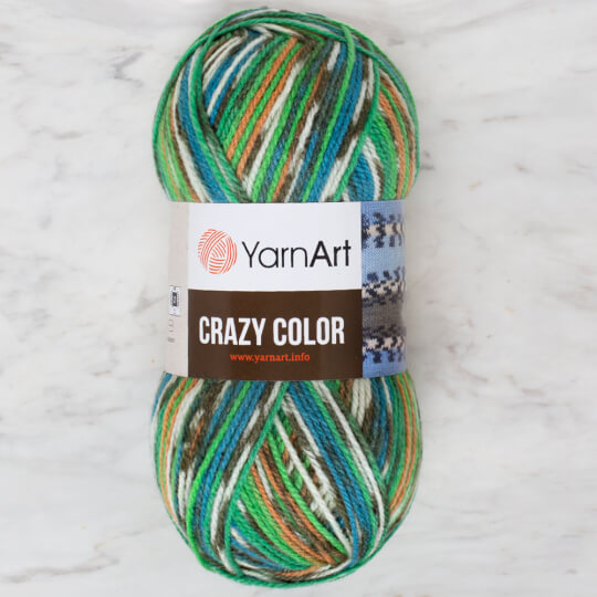 YarnArt Crazy Color Ebruli El Örgü İpi - 177