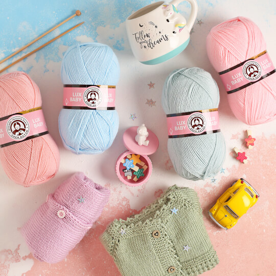 Örenbayan Lux Baby Mavi El Örgü İpliği - 015