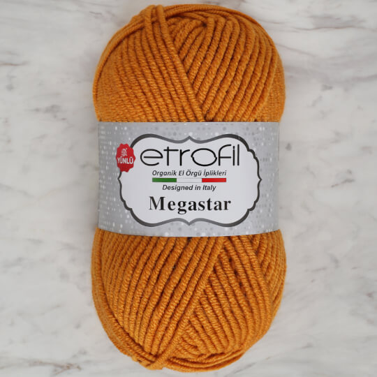 Etrofil Megastar Yarn, Mustard - 72061 - Hobiumyarns