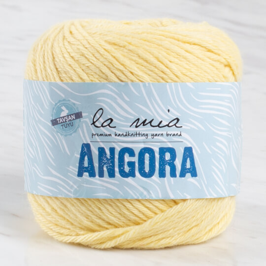 La Mia Angora 50gr Sarı El Örgü İpi - L124