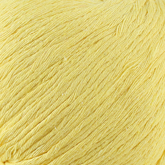 Loren Natural Cotton Pastel Sarı El Örgü İpi - R086