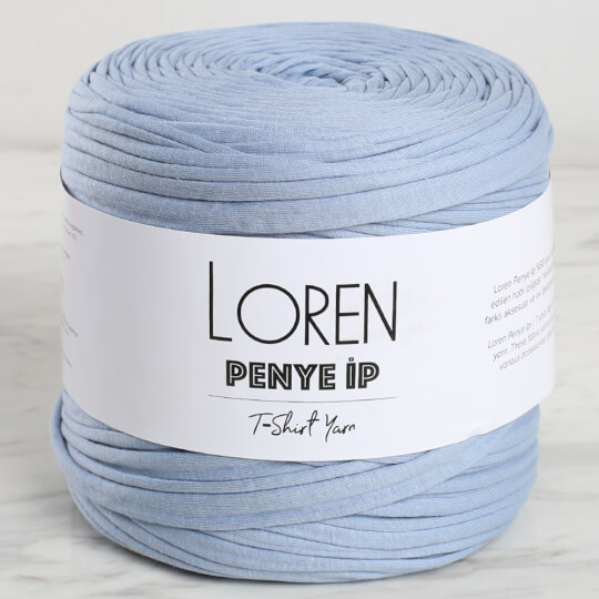 Loren Penye Kumaş El Örgü İpi Pastel Mavi - 99