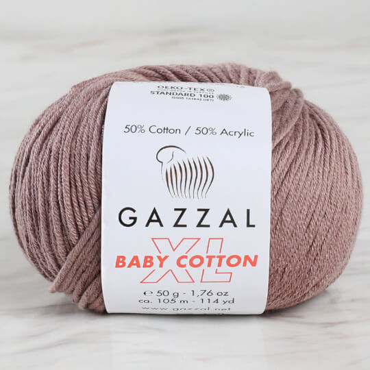 Gazzal Baby Cotton XL Açık Kahverengi Bebek Yünü - 3434XL