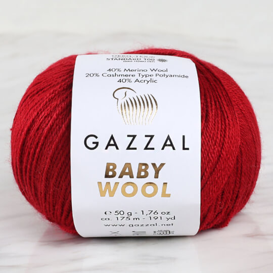Gazzal Baby Wool Bordo Bebek Yünü - 816