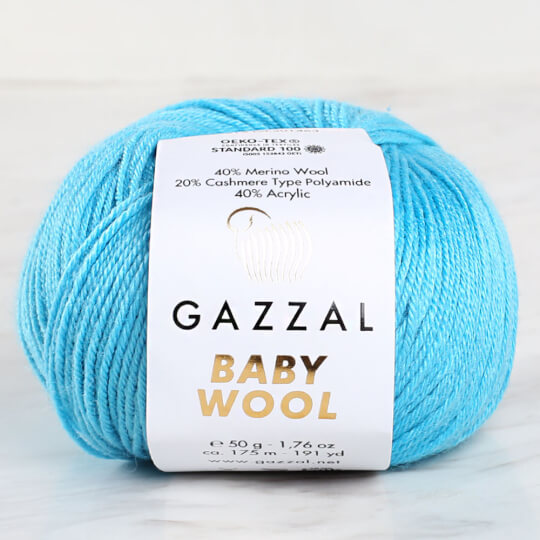 Gazzal Baby Wool Mavi Bebek Yünü - 820