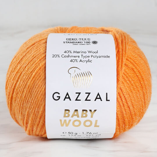 Gazzal Baby Wool Turuncu Bebek Yünü - 837