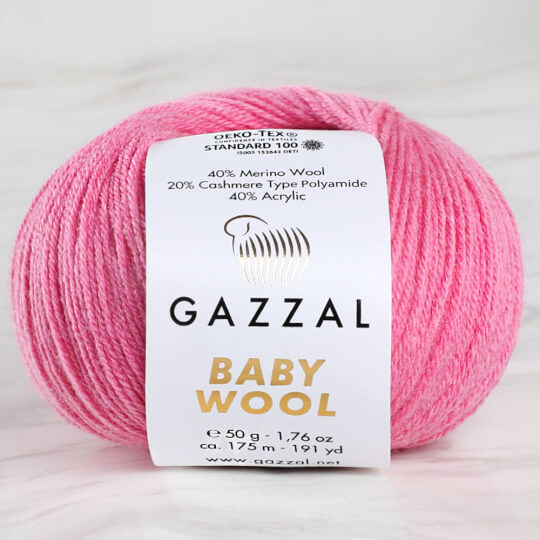 Gazzal Baby Wool Pembe Bebek Yünü - 831