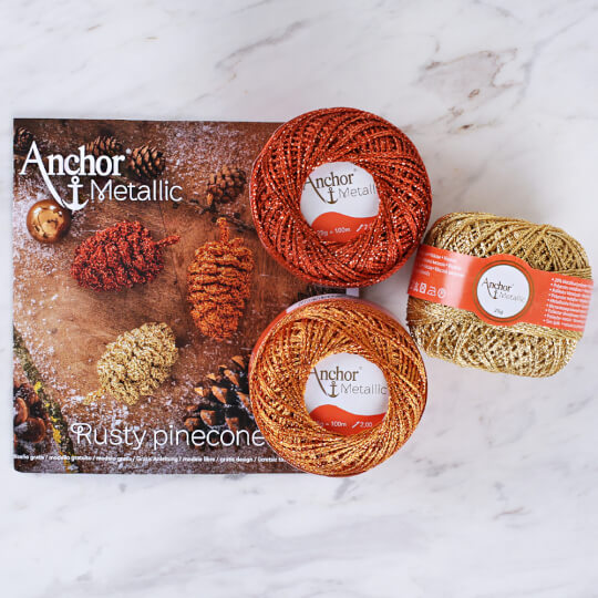 Anchor Metallic crochet yarn - The Sewing Box