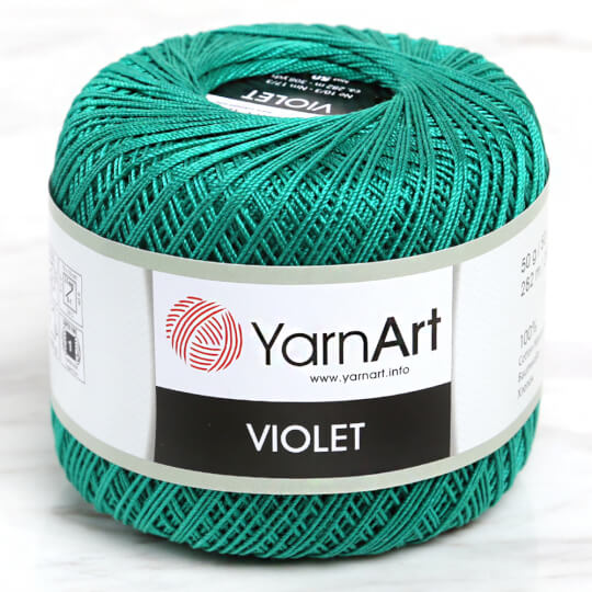 Yarnart Violet Zümrüt Yeşil Dantel İpi - 6334