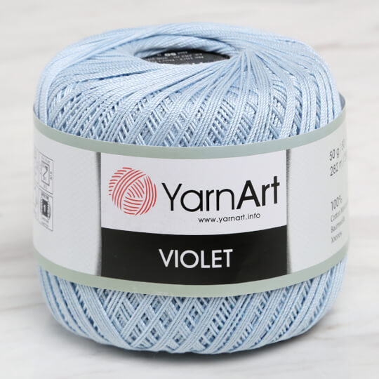 Yarnart Violet Açık Mavi Dantel İpi - 4917