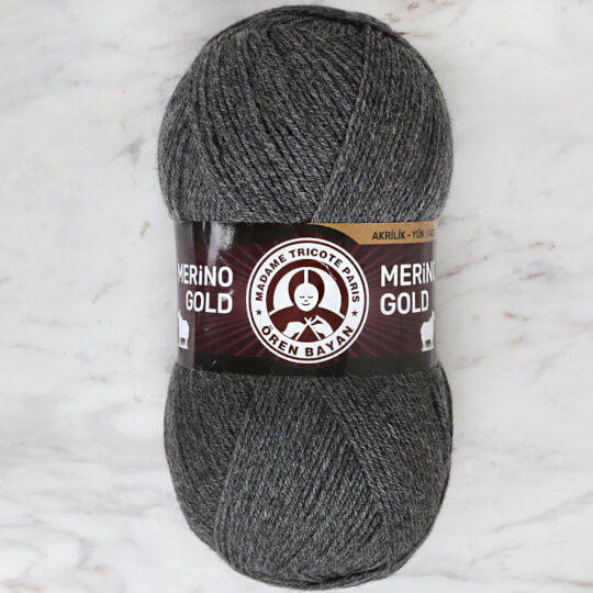 Örenbayan Merino Gold Koyu Gri El Örgü İpi - 009