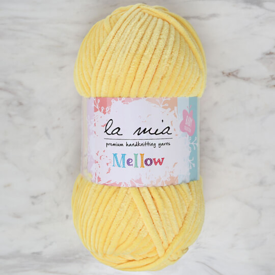 La Mia Mellow Bebe Sarı El Örgü İpi - 909