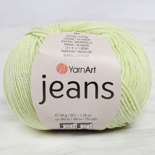 YarnArt Jeans Açık Yeşil El Örgü İpi - 11