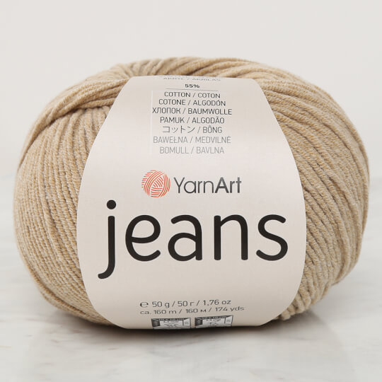 YarnArt Jeans Bej El Örgü İpi - 48