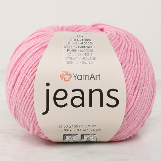 YarnArt Jeans Pembe El Örgü İpi - 36