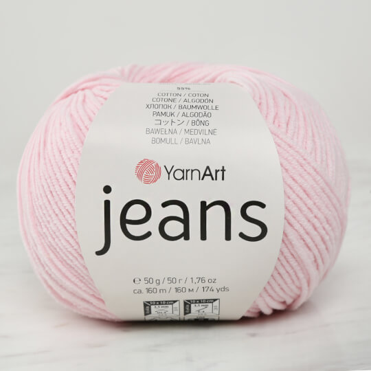 YarnArt Jeans Toz Pembe El Örgü İpi - 74