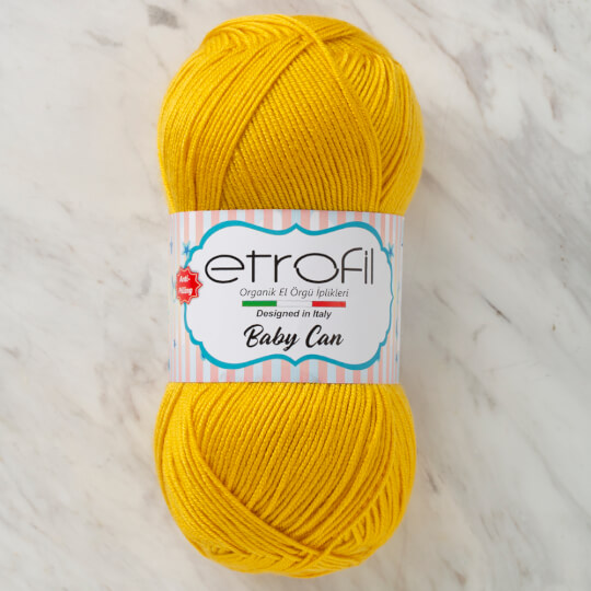 Etrofil Baby Can Knitting Yarn, Light Yellow - 80021