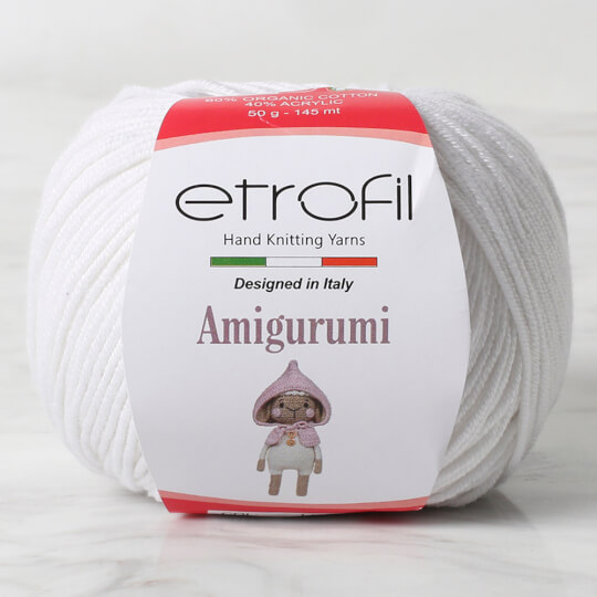 Etrofil Amigurumi Beyaz El Örgü İpi 70147 Hobium