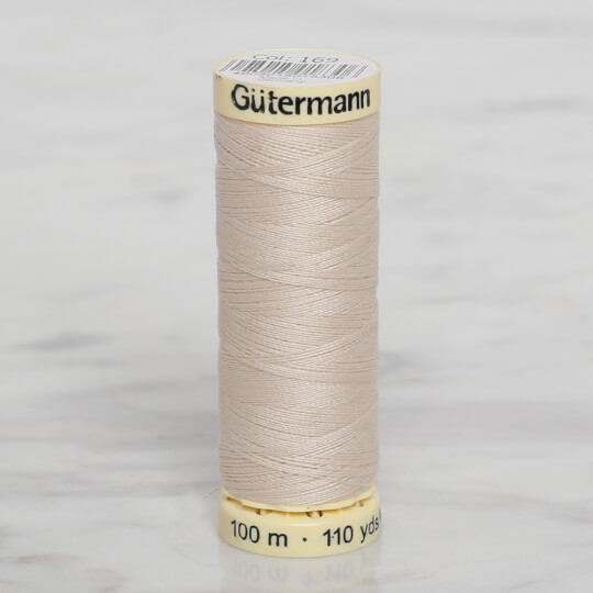 Gütermann Sewing Thread, 100m, Cream - 210