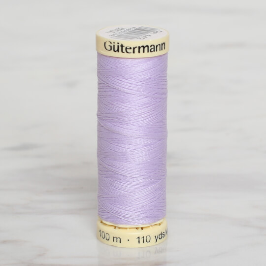 Gütermann Sewing Thread, 100m, Light Lilac - 442 - Hobiumyarns