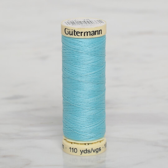 Gütermann Sewing Thread, 100m, Pastel Blue - 64