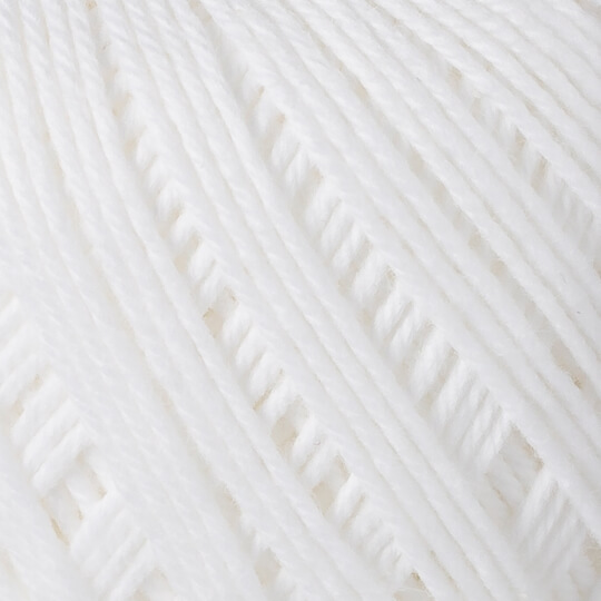 Anchor Baby Pure Cotton 4ply 50g Beyaz El Örgü İpi -  4804000 - 01131 